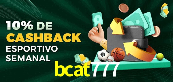 10% de bônus de cashback na bcat777